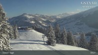 Archiv Foto Webcam Gstaad - Blick zum Eggli Bergrestaurant 08:00