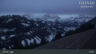 Archiv Foto Webcam Gstaad - Blick zum Eggli Bergrestaurant 00:00