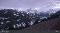 Archiv Foto Webcam Gstaad - Blick zum Eggli Bergrestaurant 03:00