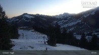 Archiv Foto Webcam Gstaad - Blick zum Eggli Bergrestaurant 06:00