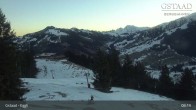 Archiv Foto Webcam Gstaad - Blick zum Eggli Bergrestaurant 07:00