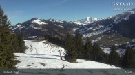 Archiv Foto Webcam Gstaad - Blick zum Eggli Bergrestaurant 10:00