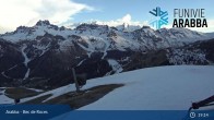 Archiv Foto Webcam Arabba - Bergstation Monte Burz 18:00