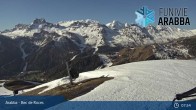 Archiv Foto Webcam Arabba - Bergstation Monte Burz 07:00