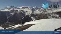 Archiv Foto Webcam Arabba - Bergstation Monte Burz 08:00