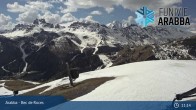 Archiv Foto Webcam Arabba - Bergstation Monte Burz 10:00
