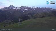 Archiv Foto Webcam Arabba - Bergstation Monte Burz 04:00