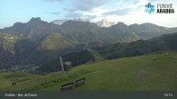 Archiv Foto Webcam Arabba - Bergstation Monte Burz 18:00
