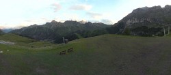 Archiv Foto Webcam Arabba - Bergrestaurant am Monte Burz 19:00