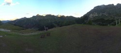 Archiv Foto Webcam Arabba - Bergrestaurant am Monte Burz 19:00
