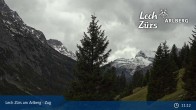 Archiv Foto Webcam Lech Zürs am Arlberg - Blick auf Zug 10:00