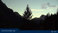 Archiv Foto Webcam Lech Zürs am Arlberg - Blick auf Zug 19:00