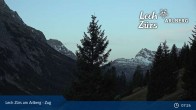 Archiv Foto Webcam Lech Zürs am Arlberg - Blick auf Zug 01:00