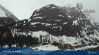 Archiv Foto Webcam Lech Zürs am Arlberg - Blick auf Zug 08:00