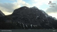 Archiv Foto Webcam Lech Zürs am Arlberg - Blick auf Zug 18:00