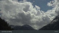 Archiv Foto Webcam Lech Zürs am Arlberg - Blick auf Zug 10:00