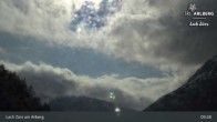 Archiv Foto Webcam Lech Zürs am Arlberg - Blick auf Zug 08:00