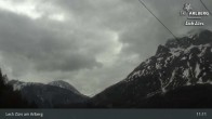 Archiv Foto Webcam Lech Zürs am Arlberg - Blick auf Zug 10:00