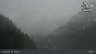 Archiv Foto Webcam Lech Zürs am Arlberg - Blick auf Zug 07:00