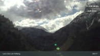 Archiv Foto Webcam Lech Zürs am Arlberg - Blick auf Zug 08:00