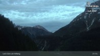 Archiv Foto Webcam Lech Zürs am Arlberg - Blick auf Zug 02:00