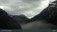 Archiv Foto Webcam Lech Zürs am Arlberg - Blick auf Zug 07:00