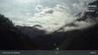 Archiv Foto Webcam Lech Zürs am Arlberg - Blick auf Zug 08:00
