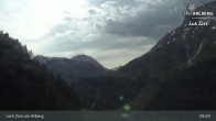 Archiv Foto Webcam Lech Zürs am Arlberg - Blick auf Zug 08:00