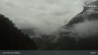 Archiv Foto Webcam Lech Zürs am Arlberg - Blick auf Zug 08:00
