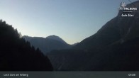 Archiv Foto Webcam Lech Zürs am Arlberg - Blick auf Zug 04:00