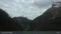 Archiv Foto Webcam Lech Zürs am Arlberg - Blick auf Zug 18:00