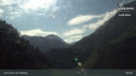 Archiv Foto Webcam Lech Zürs am Arlberg - Blick auf Zug 08:00