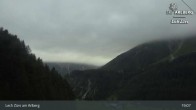 Archiv Foto Webcam Lech Zürs am Arlberg - Blick auf Zug 18:00