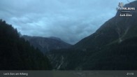 Archiv Foto Webcam Lech Zürs am Arlberg - Blick auf Zug 20:00