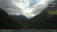 Archiv Foto Webcam Lech Zürs am Arlberg - Blick auf Zug 18:00