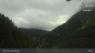 Archiv Foto Webcam Lech Zürs am Arlberg - Blick auf Zug 18:00