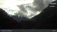 Archiv Foto Webcam Lech Zürs am Arlberg - Blick auf Zug 08:00