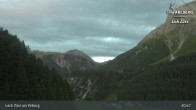 Archiv Foto Webcam Lech Zürs am Arlberg - Blick auf Zug 02:00