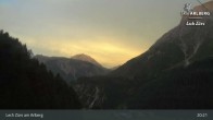 Archiv Foto Webcam Lech Zürs am Arlberg - Blick auf Zug 21:00