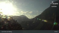 Archiv Foto Webcam Lech Zürs am Arlberg - Blick auf Zug 07:00