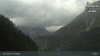 Archiv Foto Webcam Lech Zürs am Arlberg - Blick auf Zug 18:00