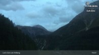 Archiv Foto Webcam Lech Zürs am Arlberg - Blick auf Zug 20:00