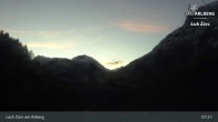 Archiv Foto Webcam Lech Zürs am Arlberg - Blick auf Zug 06:00