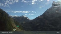 Archiv Foto Webcam Lech Zürs am Arlberg - Blick auf Zug 10:00