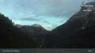 Archiv Foto Webcam Lech Zürs am Arlberg - Blick auf Zug 18:00