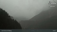 Archiv Foto Webcam Lech Zürs am Arlberg - Blick auf Zug 19:00