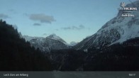 Archiv Foto Webcam Lech Zürs am Arlberg - Blick auf Zug 04:00