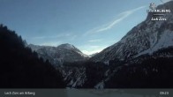 Archiv Foto Webcam Lech Zürs am Arlberg - Blick auf Zug 08:00