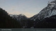 Archiv Foto Webcam Lech Zürs am Arlberg - Blick auf Zug 04:00