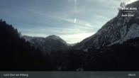 Archiv Foto Webcam Lech Zürs am Arlberg - Blick auf Zug 08:00